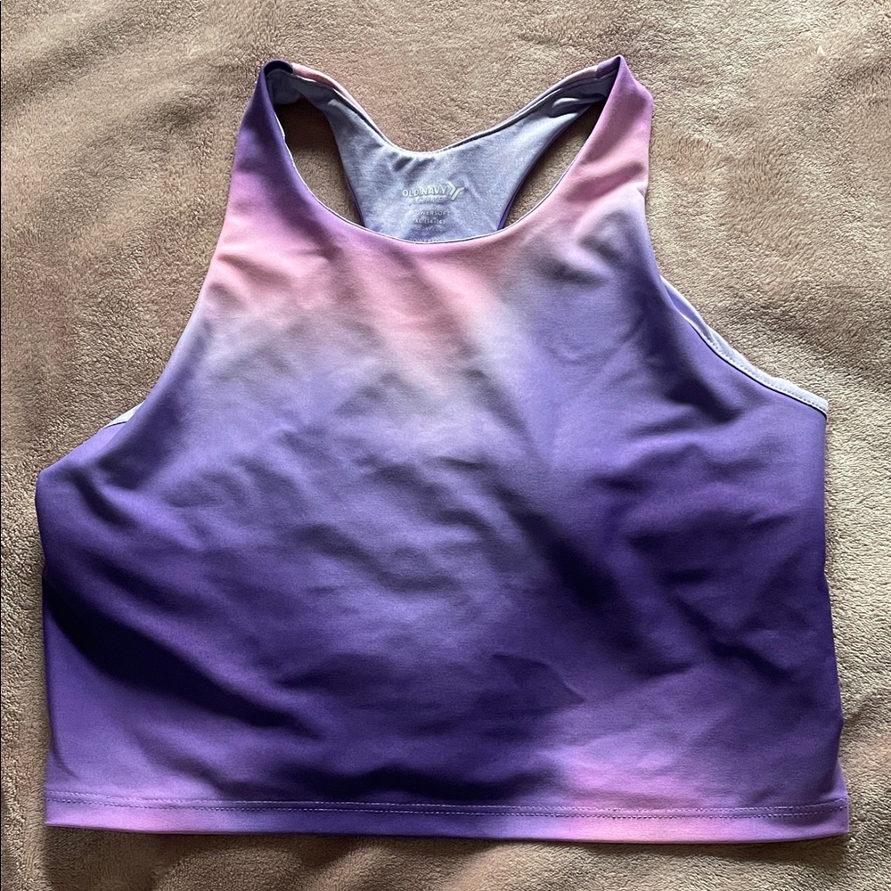 Old Navy Purple and Pink Kids Tank Top